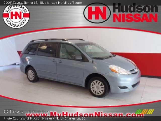 2006 Toyota Sienna LE in Blue Mirage Metallic