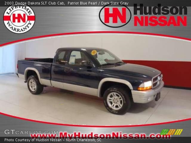 2003 Dodge Dakota SLT Club Cab in Patriot Blue Pearl