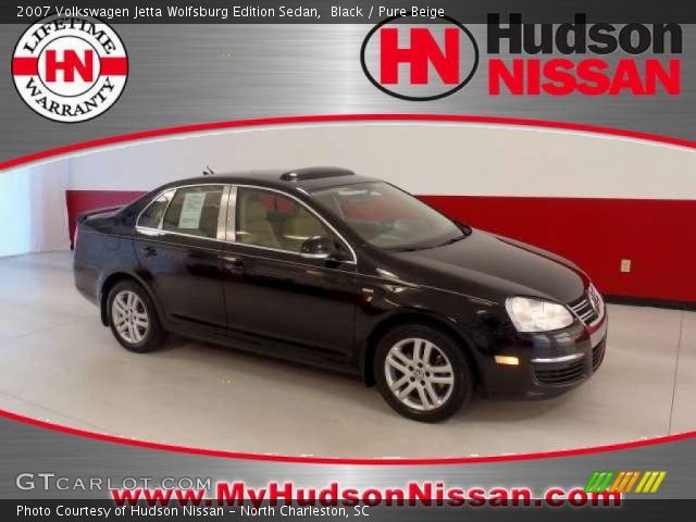 2007 Volkswagen Jetta Wolfsburg Edition Sedan in Black