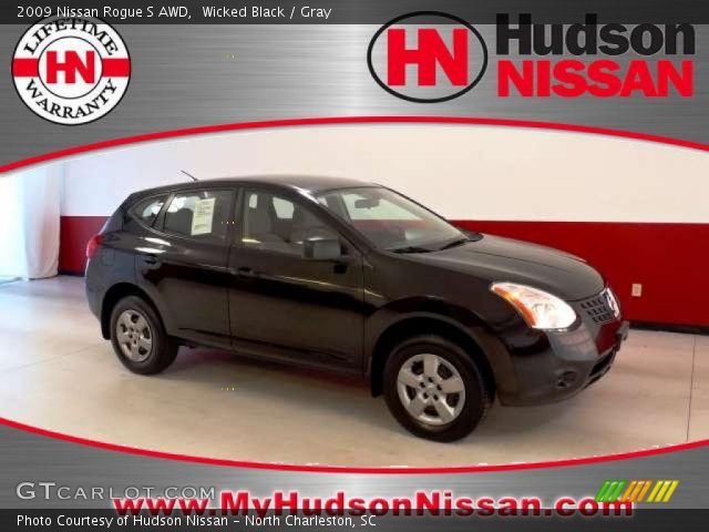 2009 Nissan Rogue S AWD in Wicked Black
