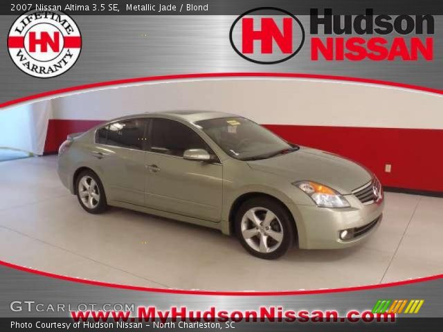 2007 Nissan Altima 3.5 SE in Metallic Jade