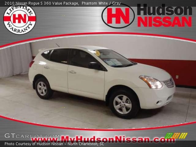 2010 Nissan Rogue S 360 Value Package in Phantom White