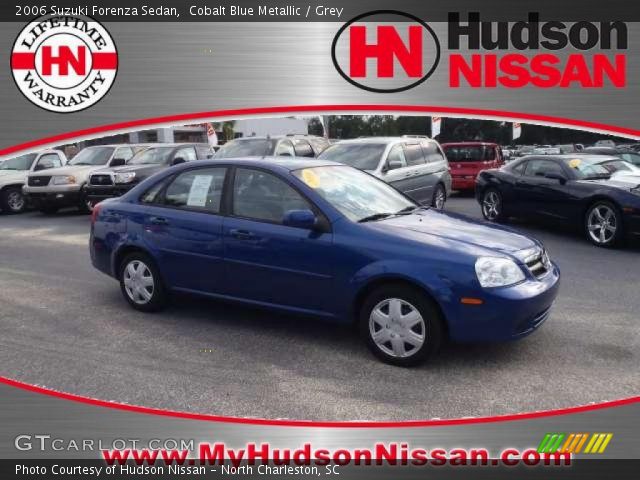 2006 Suzuki Forenza Sedan in Cobalt Blue Metallic