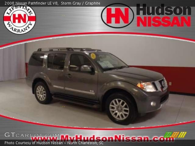 2008 Nissan Pathfinder LE V8 in Storm Gray