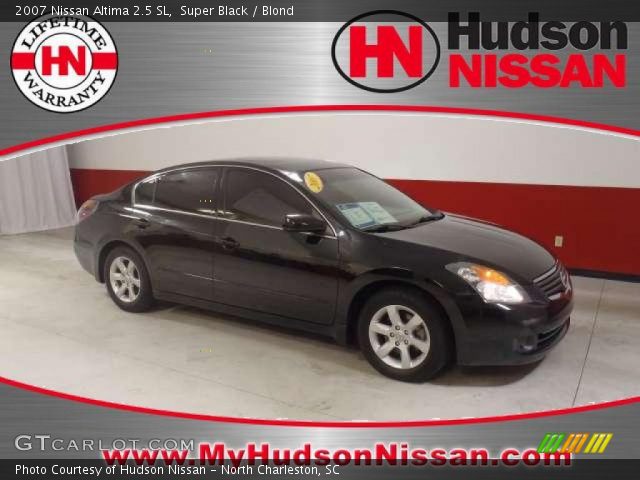 2007 Nissan Altima 2.5 SL in Super Black