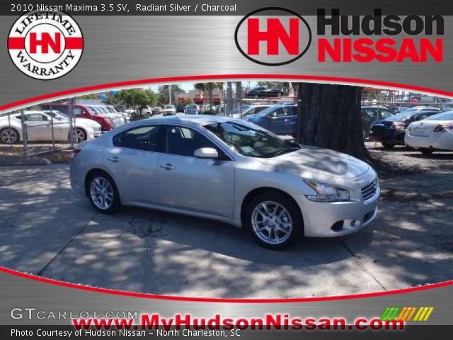 2010 Nissan Maxima 3.5 SV in Radiant Silver