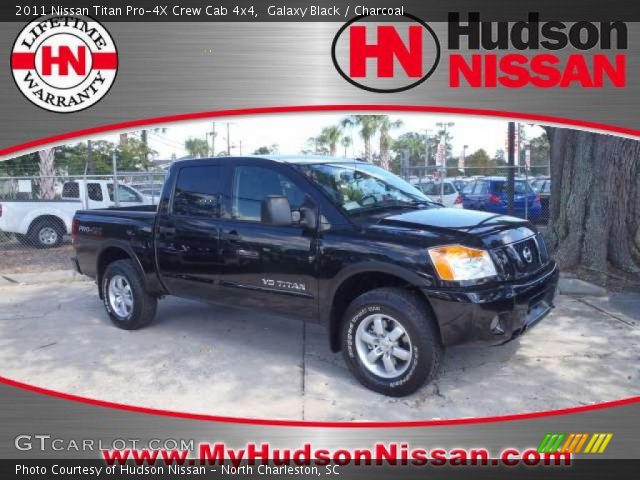 2011 Nissan Titan Pro-4X Crew Cab 4x4 in Galaxy Black