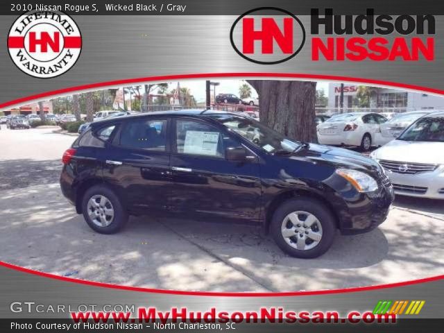 2010 Nissan Rogue S in Wicked Black