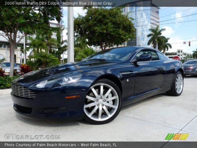 2006 Aston Martin DB9 Coupe in Midnight Blue