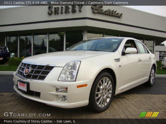 2011 Cadillac STS 4 V6 AWD in White Diamond Tricoat