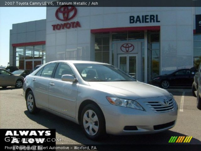 2007 Toyota Camry LE V6 in Titanium Metallic