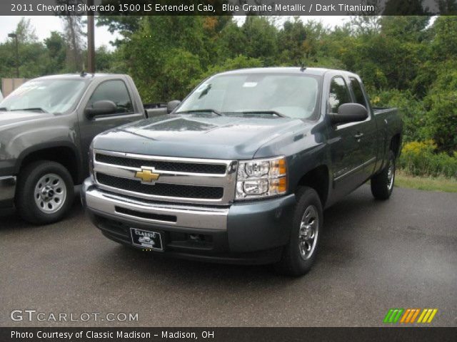 2011 Chevrolet Silverado 1500 LS Extended Cab in Blue Granite Metallic