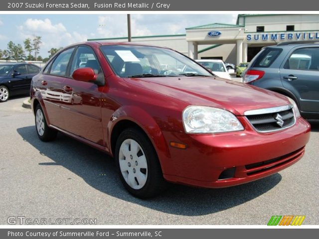 2007 Suzuki Forenza Sedan in Fusion Red Metallic