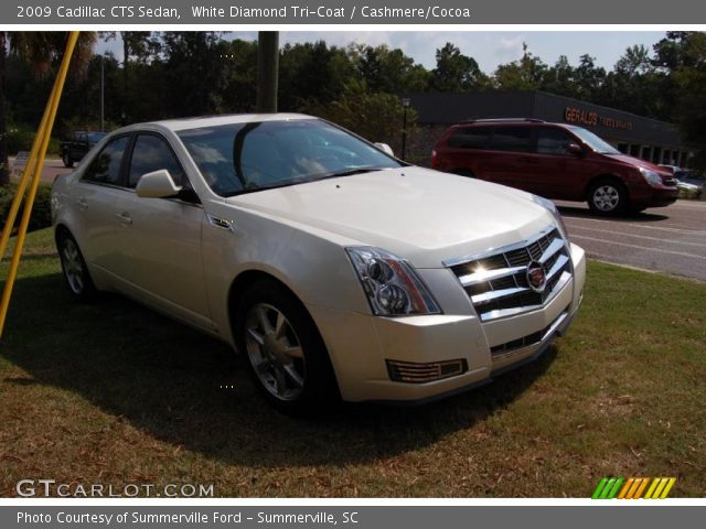 2009 Cadillac CTS Sedan in White Diamond Tri-Coat