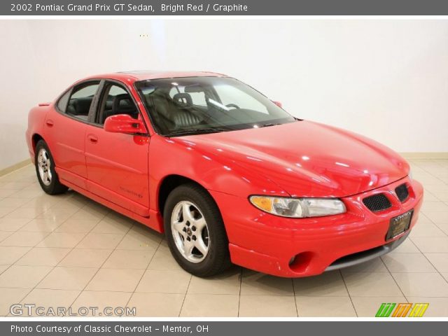 2002 Pontiac Grand Prix GT Sedan in Bright Red