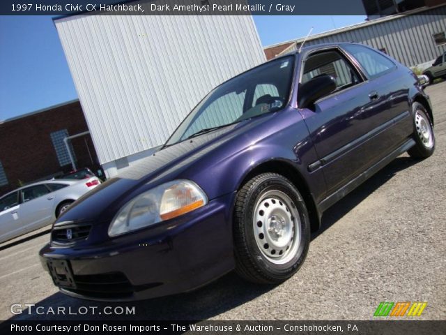 1997 Honda Civic CX Hatchback in Dark Amethyst Pearl Metallic