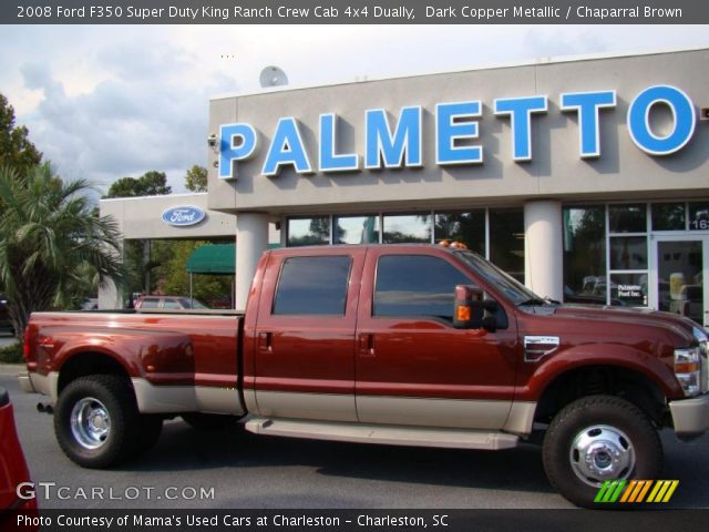 2008 Ford F350 Super Duty King Ranch Crew Cab 4x4 Dually in Dark Copper Metallic