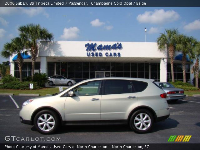 2006 Subaru B9 Tribeca Limited 7 Passenger in Champagne Gold Opal