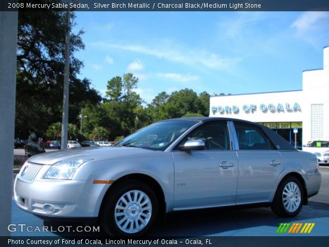 2008 Mercury Sable Sedan in Silver Birch Metallic