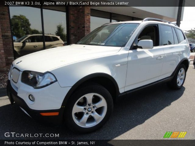 2007 BMW X3 3.0si in Alpine White
