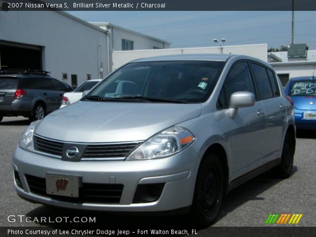 2007 Nissan Versa S in Brilliant Silver Metallic