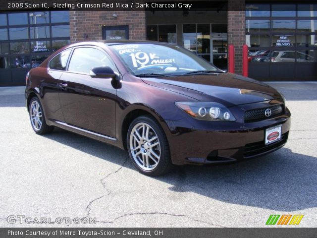 2008 Scion tC  in Sizzling Crimson Red Mica