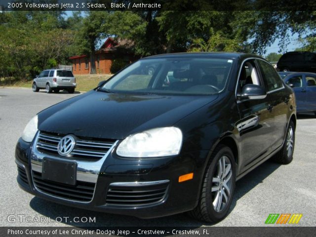 2005 Volkswagen Jetta 2.5 Sedan in Black