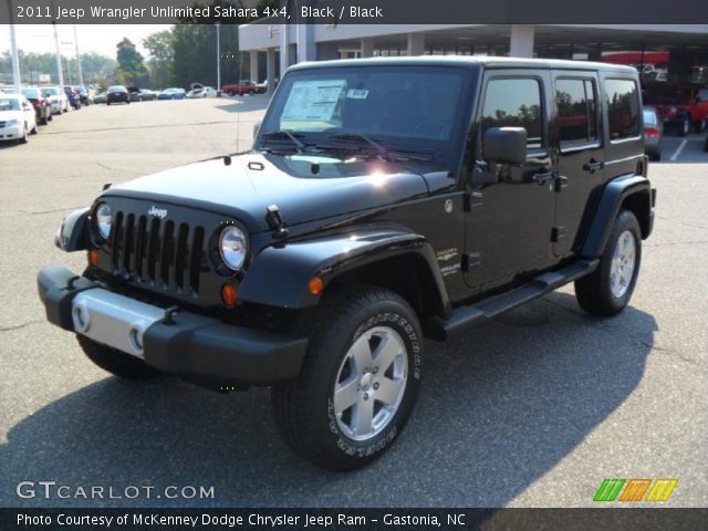 2011 Jeep Wrangler Unlimited Sahara 4x4 in Black