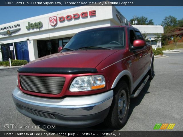 2002 Ford F150 Lariat SuperCrew in Toreador Red Metallic