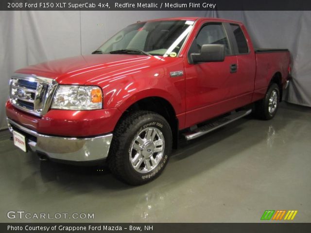 2008 Ford F150 XLT SuperCab 4x4 in Redfire Metallic