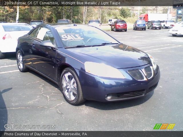 2009 Pontiac G6 GT Convertible in Midnight Blue Metallic