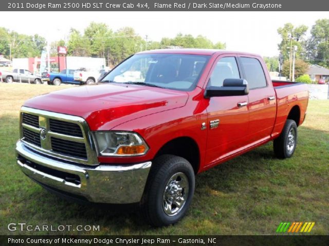2011 Dodge Ram 2500 HD SLT Crew Cab 4x4 in Flame Red