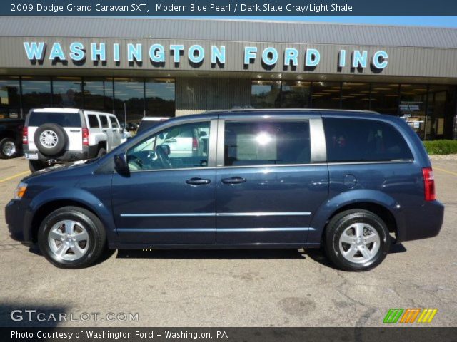2009 Dodge Grand Caravan SXT in Modern Blue Pearl