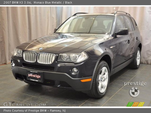 2007 BMW X3 3.0si in Monaco Blue Metallic