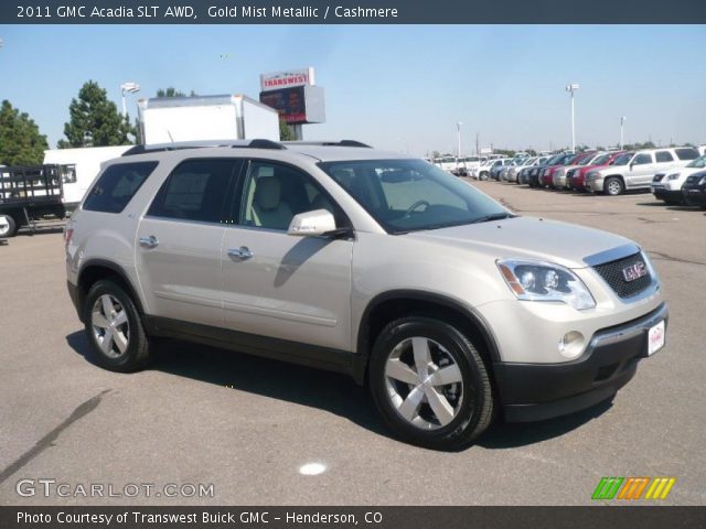 2011 GMC Acadia SLT AWD in Gold Mist Metallic