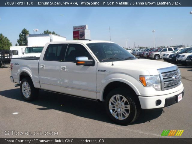 2009 Ford F150 Platinum SuperCrew 4x4 in White Sand Tri Coat Metallic