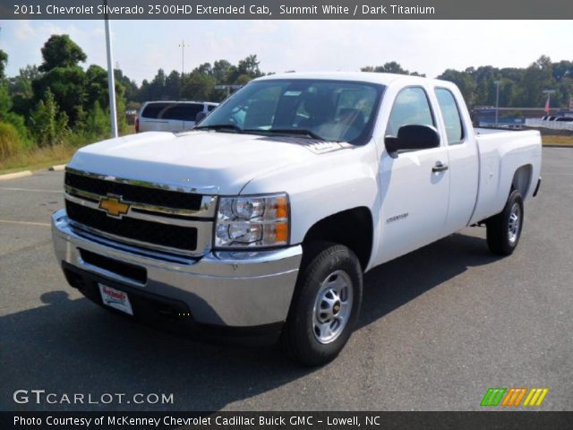 2011 Chevrolet Silverado 2500HD Extended Cab in Summit White