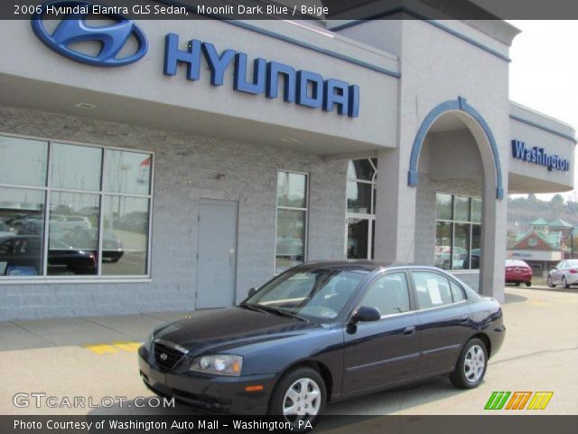 2006 Hyundai Elantra GLS Sedan in Moonlit Dark Blue