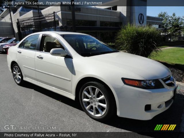 2008 Acura TSX Sedan in Premium White Pearl