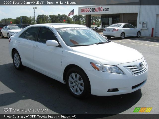 2007 Toyota Camry XLE V6 in Super White