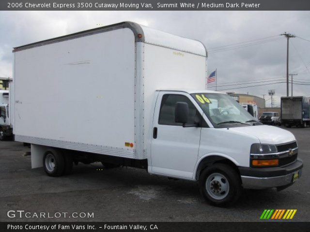 2006 Chevrolet Express 3500 Cutaway Moving Van in Summit White