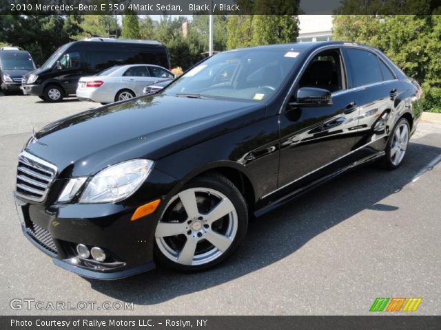 2010 Mercedes-Benz E 350 4Matic Sedan in Black