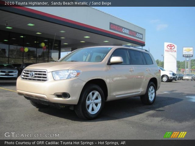 2010 Toyota Highlander  in Sandy Beach Metallic