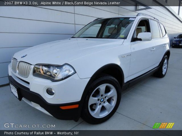 2007 BMW X3 3.0si in Alpine White