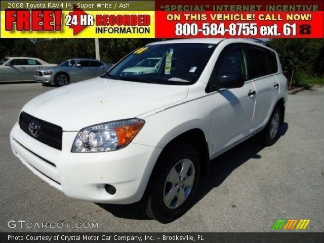 2008 Toyota RAV4 I4 in Super White