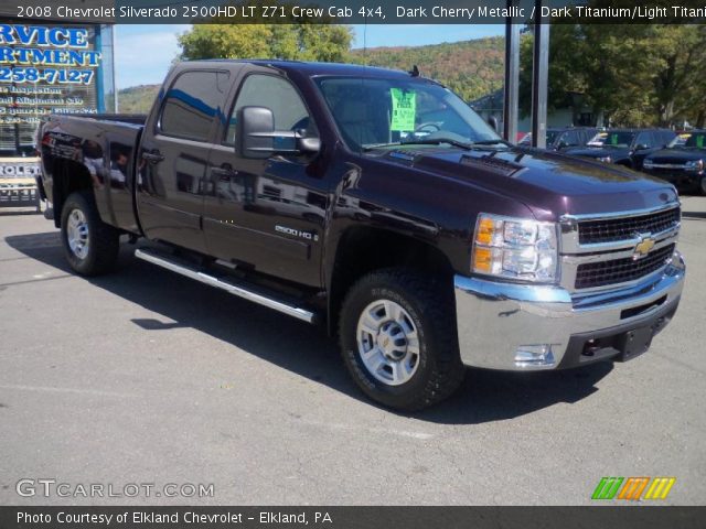 2008 Chevrolet Silverado 2500HD LT Z71 Crew Cab 4x4 in Dark Cherry Metallic