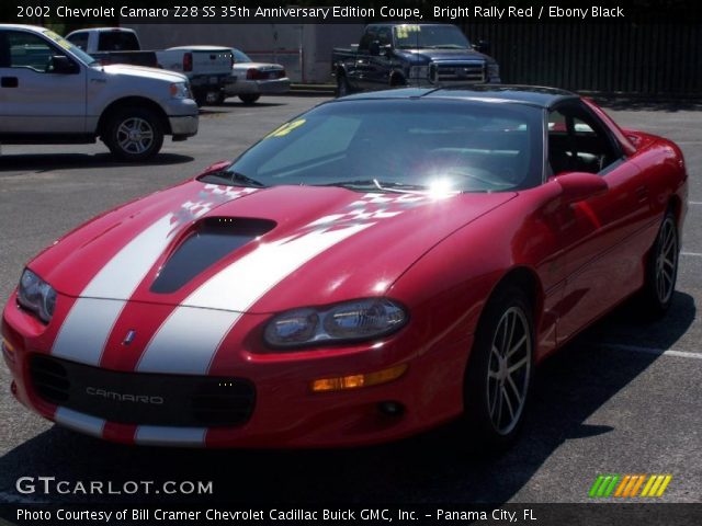 2002 Chevrolet Camaro Z28 SS 35th Anniversary Edition Coupe in Bright Rally Red