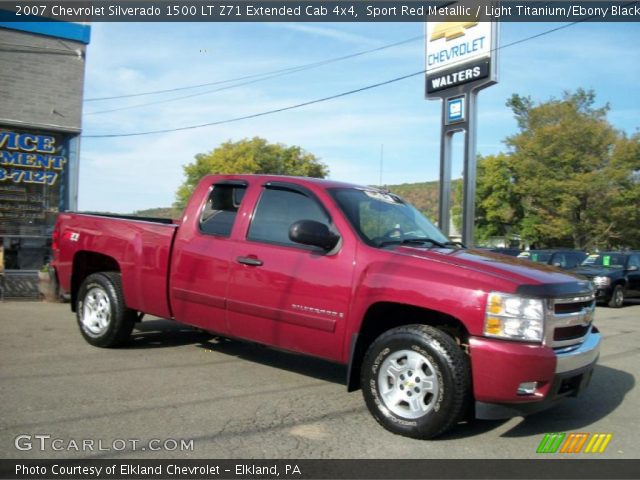 2007 Chevrolet Silverado 1500 LT Z71 Extended Cab 4x4 in Sport Red Metallic