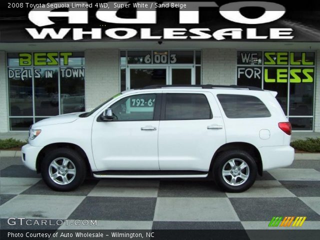 2008 Toyota Sequoia Limited 4WD in Super White