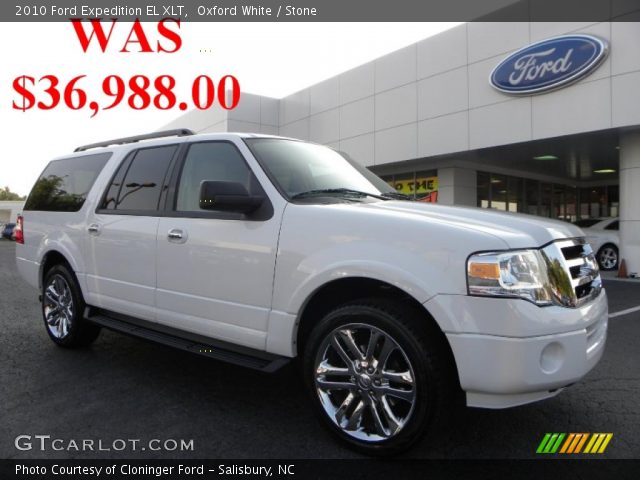 2010 Ford Expedition EL XLT in Oxford White